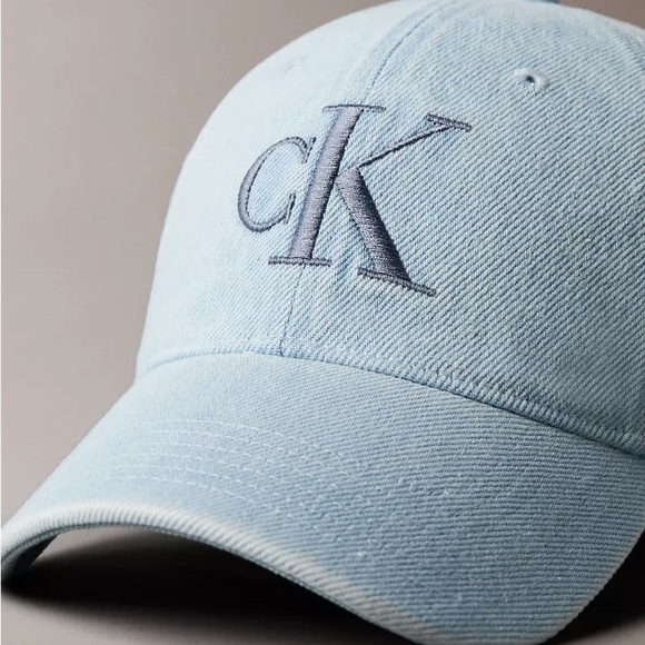 Calvin Klein Sky Blue Baseball Cap main image 4